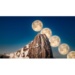 Moon series on the Stockhorn